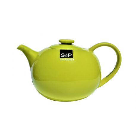 Green porcelain teapot